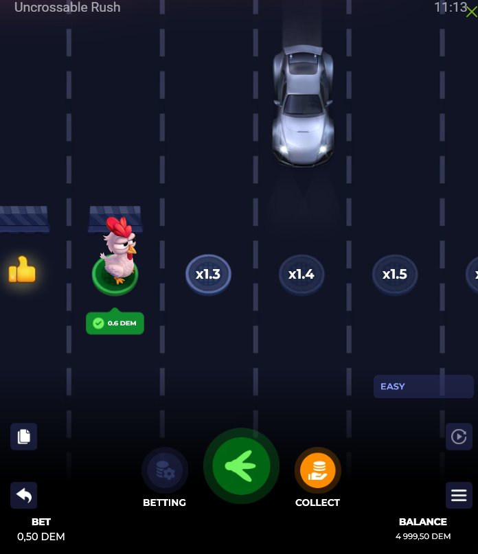 Panoramica di uncrossable rush demo